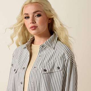 Camisa Ariat Charleston Twill Stripe Dama