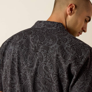 Camisa Ariat Retro Camp Classic Fit Shale Caballero