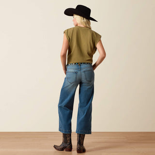 Jeans Ariat Perfect Rise Jazmine Wide Leg Crop Albuquerque Dama