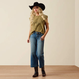 Jeans Ariat Perfect Rise Jazmine Wide Leg Crop Albuquerque Dama