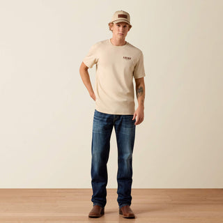 Playera Ariat Cowboy Up Classic Fit Natural Caballero