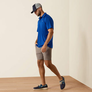 Playera Polo Ariat TEK Blue Quartz Caballero