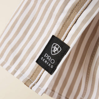 Camisa Ariat Pro Series Frasier Fitted Snap Roasted Cashew Stripe Caballero