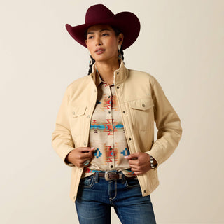 Chamarra Ariat Berber Back Softshell Irish Cream Dama