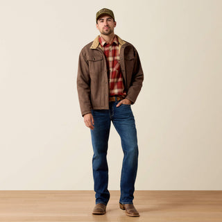 Chamarra Ariat Vernon Sherpa 2.0 Wren Faux Leather Pirnt Caballero