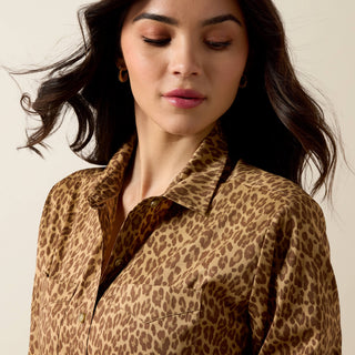 Camisa Ariat Everything Faded Leopard Dama