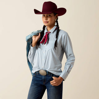 Camisa Ariat Clacier Stripe Dama