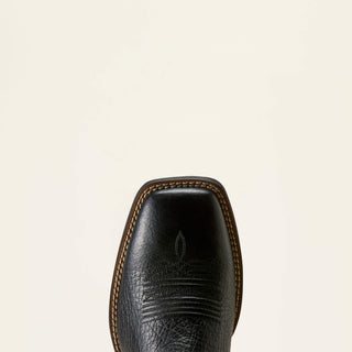 Bota Ariat Steadfast Wide Square Toe Cowboy Void Black Aged Peanut Caballero