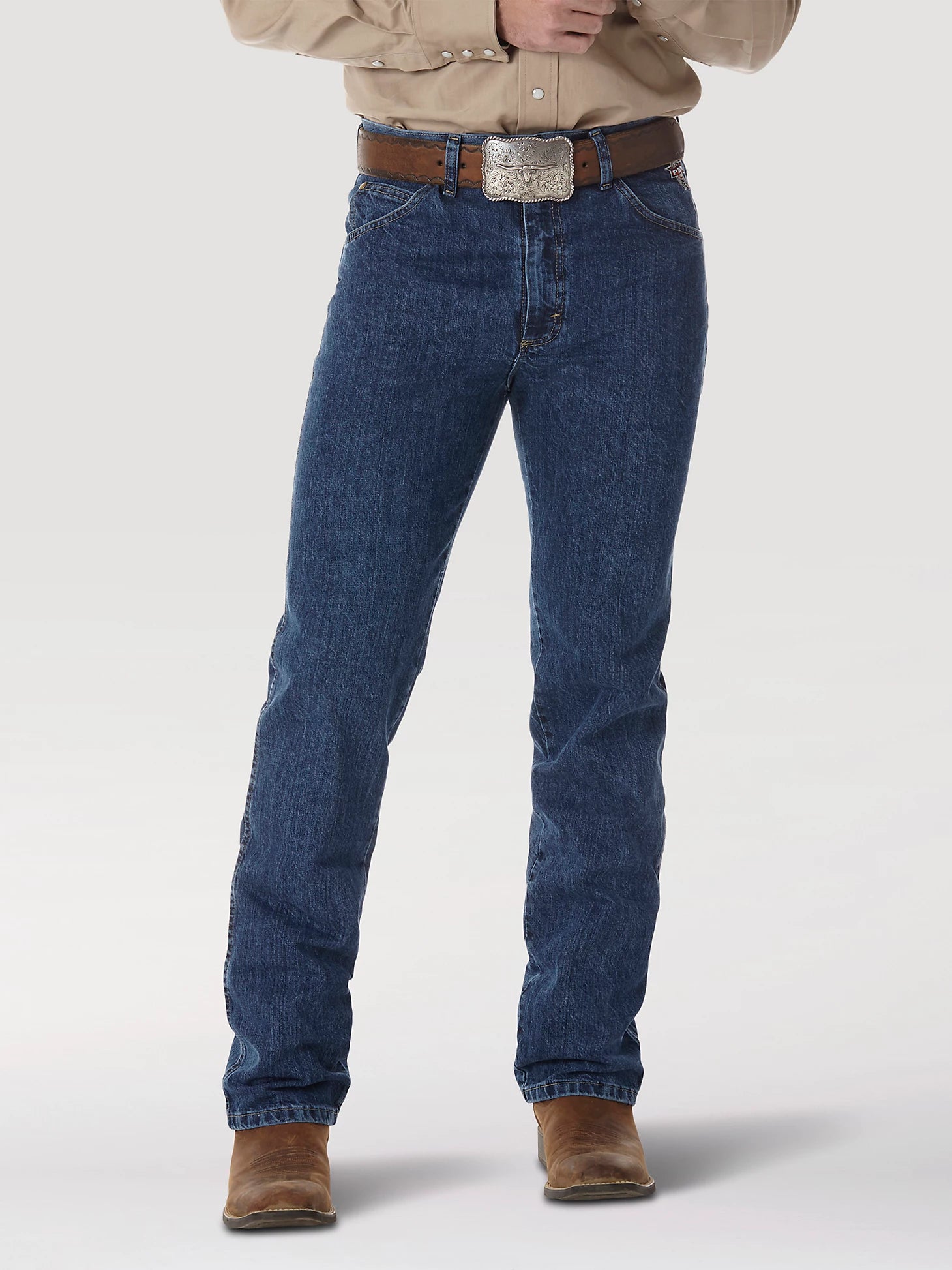 Jeans Wrangler PBR Slim Fit Authentic Stone Caballero