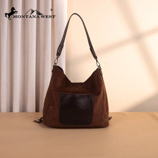 Bolso Montana West Flecos Café Dama