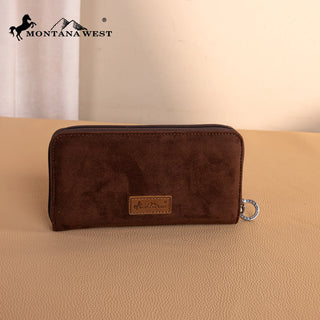 Cartera Montana West Con Punto Café Dama