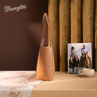 Bolso Wrangler Bordado Azteca Marrón Dama