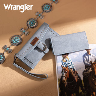 Cartera Wrangler Piel Blue Dama