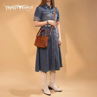 Bolso Trinity Ranch Floral Marrón Dama