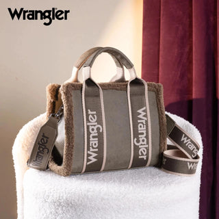 Bolso Wrangler Logo Gris Dama