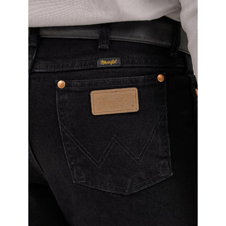 Jeans Wrangler Corte Vaquero Slim Fit Black Caballero