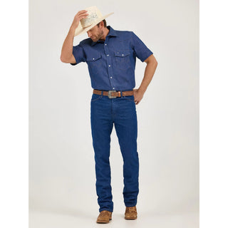 Jeans Wrangler Corte Vaquero Slim Prewashed Indigo Caballero