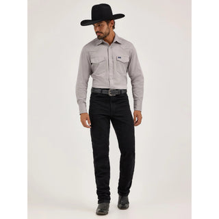 Jeans Wrangler Corte Vaquero Slim Fit Black Caballero
