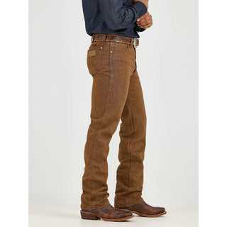 Jeans Wrangler Corte Vaquero Slim Fit Black Whiskey Caballero