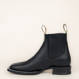 Botín Coyote Ranch Guadalupe Negro Graso Caballero