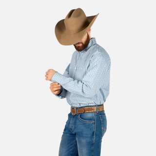 Camisa Wrangler George Strait Cielo Caballero
