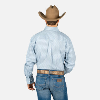 Camisa Wrangler George Strait Cielo Caballero
