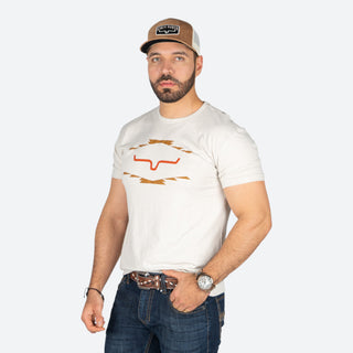 Playera Kimes Ranch Vintage Badge Sand Caballero
