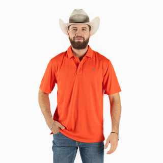 Playera Polo Ariat Cherry Tomato Caballero