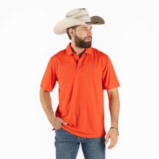 Playera Polo Ariat Cherry Tomato Caballero
