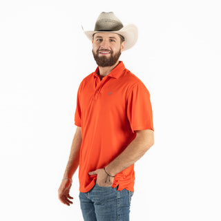 Playera Polo Ariat Cherry Tomato Caballero