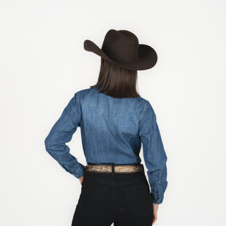 Camisa Wrangler Logo Rosa Dama