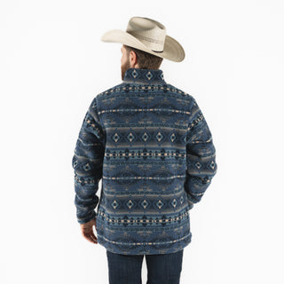 Suéter Wrangler Aztec Azul Caballero