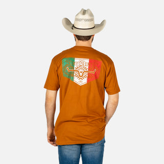 Playera Kimes Ranch Mexicana Plate Clay Caballero