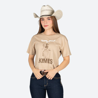 Blusa Kimes Ranch Bucks Tan Dama