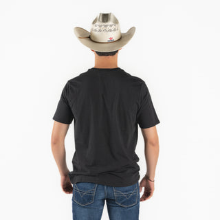 Playera Wrangler Rodeo Negro Caballero