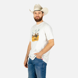 Playera Kimes Ranch SS Classic Event Natural Caballero