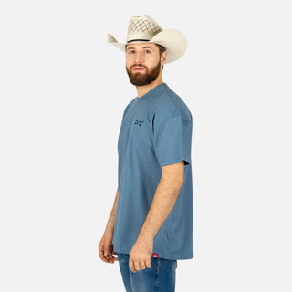 Playera Kimes Ranch Cavell Blue Jean Caballero