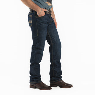 Jeans Rock & Roll Denim Revolver Straight Dark Caballero