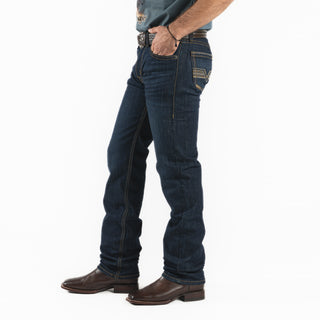 Jeans Rock & Roll Denim Revolver Straight Dark Caballero