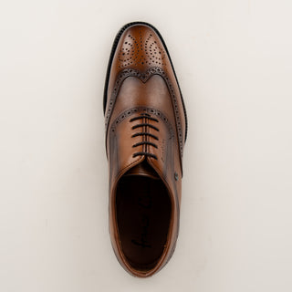 Zapatos Franco Cuadra Ternera Paris Almendra Caballero