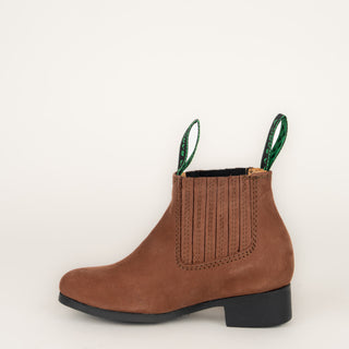 Botín La Barca 603 BK Caoba Niño