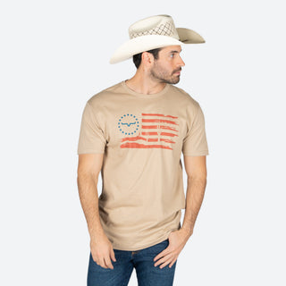 Playera Kimes Ranch Faded Glory Tan Caballero