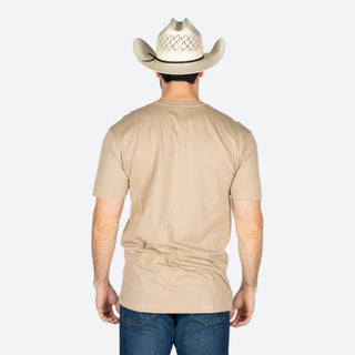 Playera Kimes Ranch Faded Glory Tan Caballero