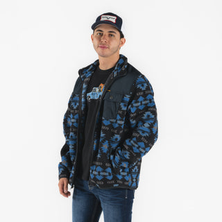 Chamarra Wrangler Aztec Azul Caballero