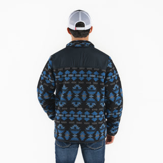 Chamarra Wrangler Aztec Azul Caballero