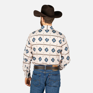 Camisa Rodeo Aztec Beige Caballero