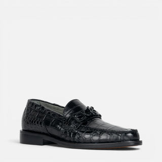 Zapatos Franco Cuadra Alligator Negro Caballero