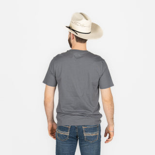 Playera Wrangler Charcoal Caballero