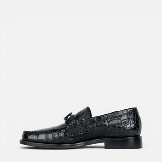 Zapatos Franco Cuadra Alligator Negro Caballero