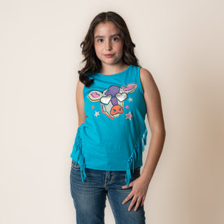 Blusa Rock & Roll Denim Cow Niña